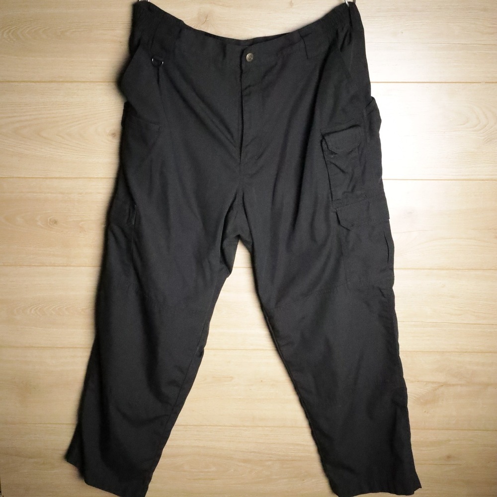 5.11 Tactical Series Cargo Pants‎ Black Mens W40 L32 Polyester Cotton Blend